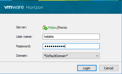 vmware horizon view client issues